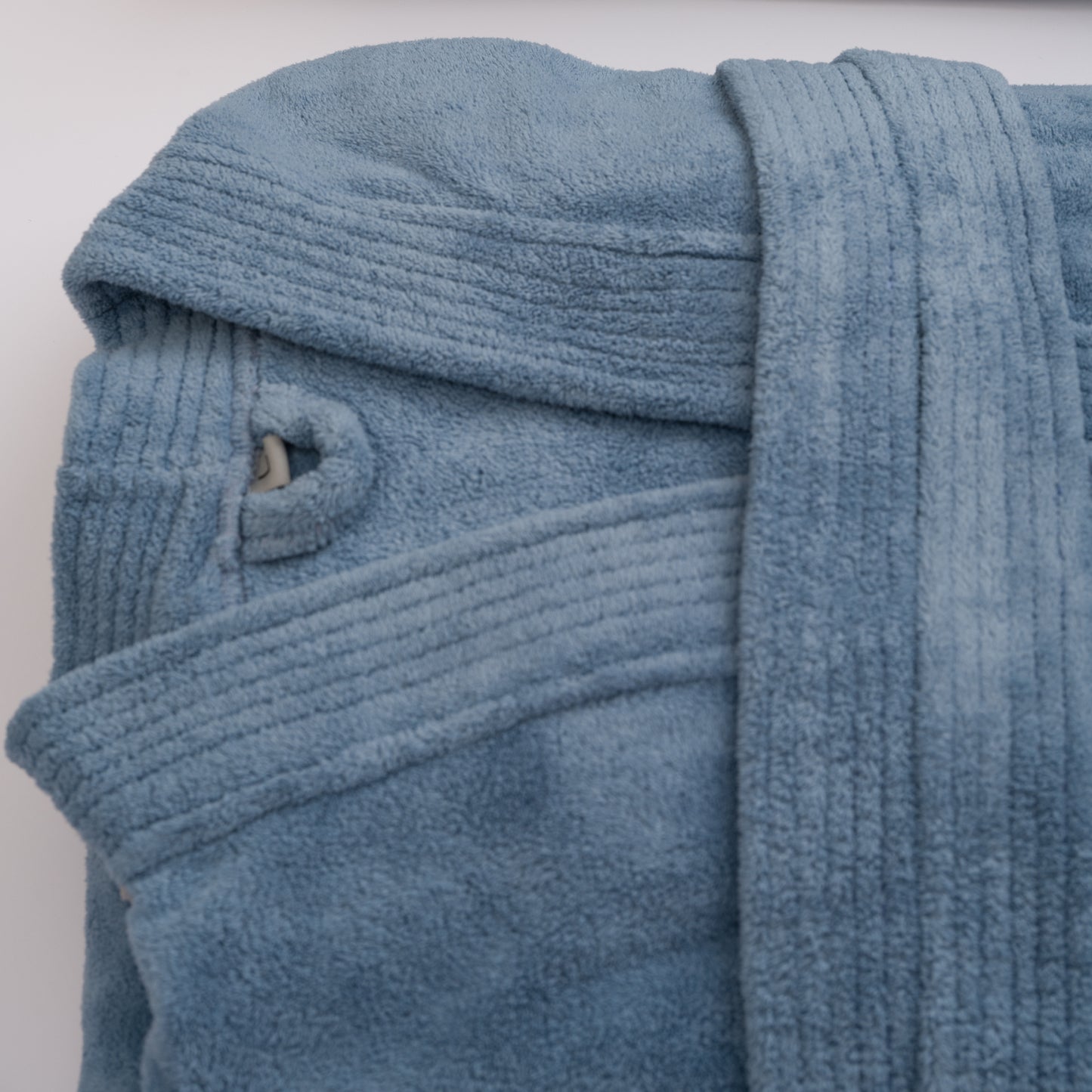 blue bathrobe set